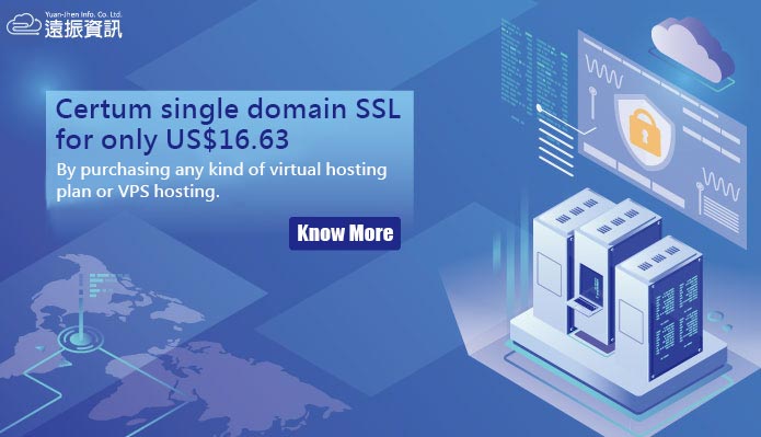 Buy SSL – Purchase SSL Certificate with the discounted price｜Yuan-Jhen