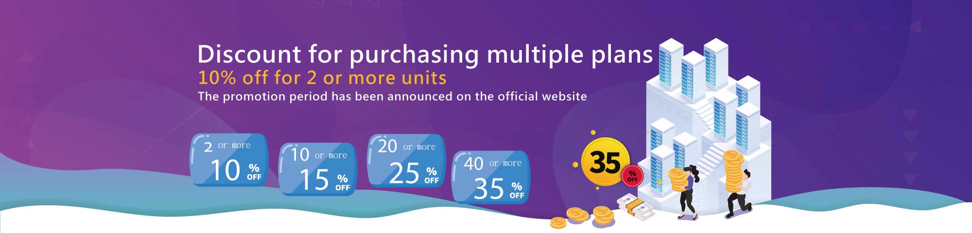 Discount for purchasing multiple plans｜Yuan-Jhen